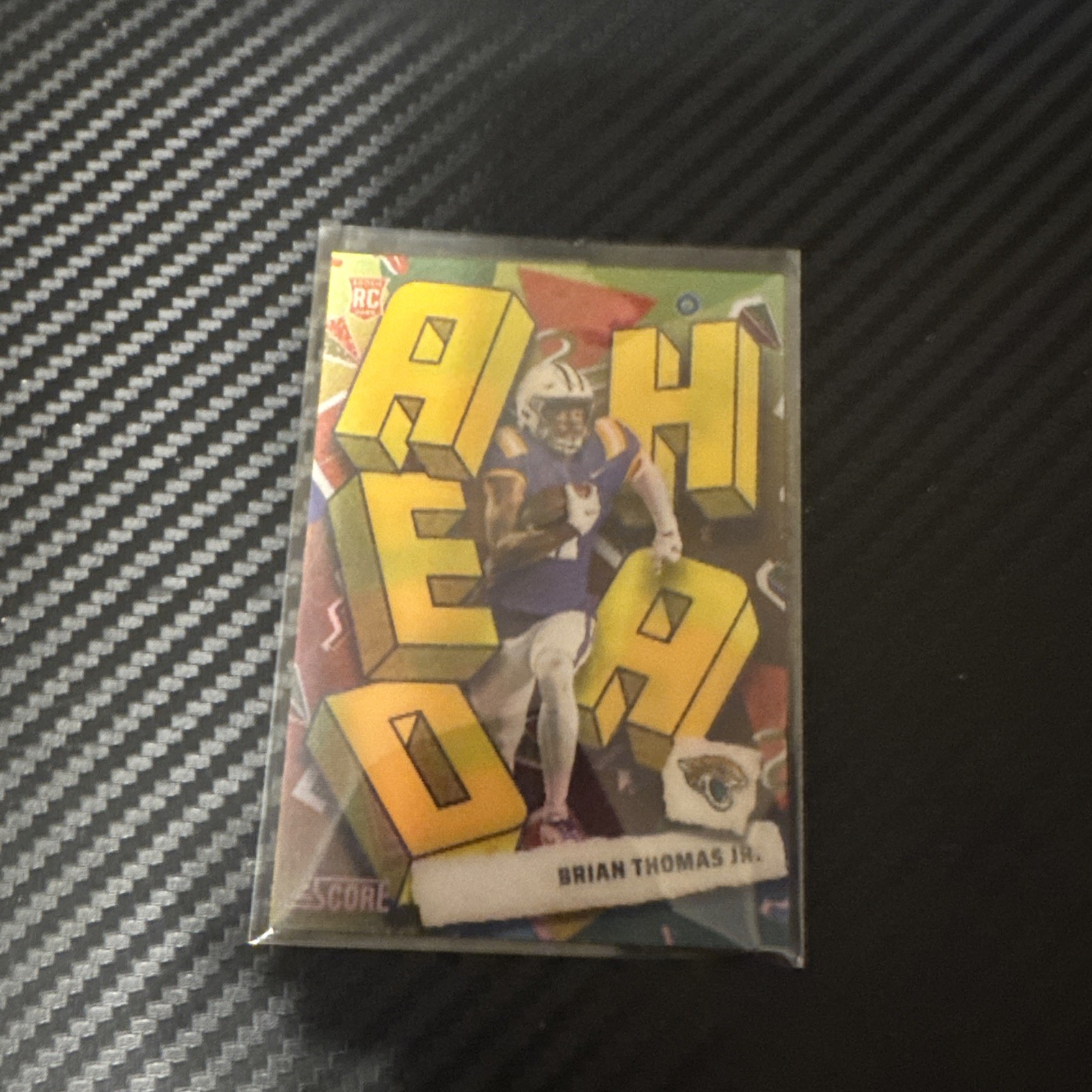 2024 SCORE NFL Step Ahead Lenticular Case Hit Ssp Brian Thomas Jr Jaguars RC