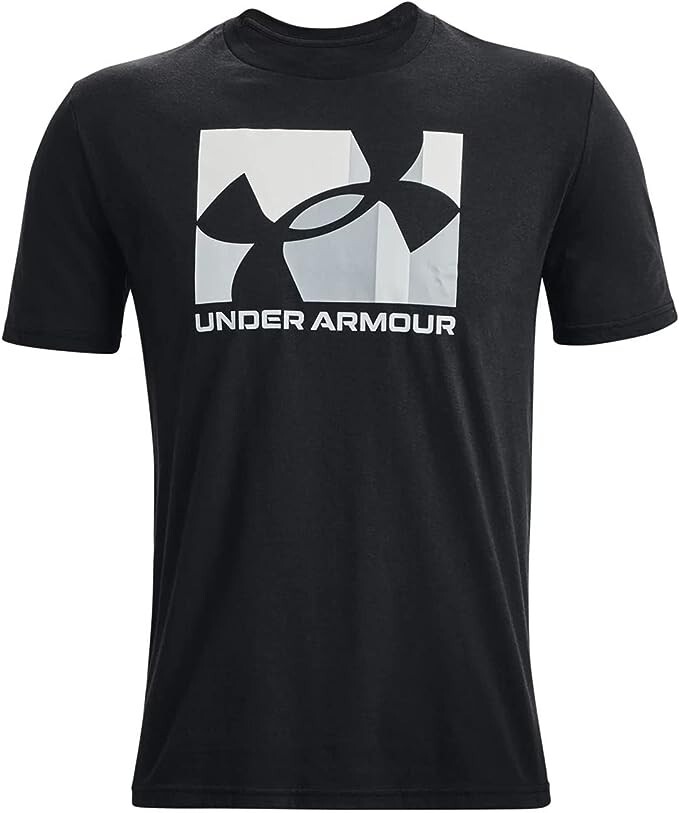 NWT Under Armour Men's XL Shirt Graphic Logo Black Gray T NWT Under Armour Men's XL Shirt Graphic Logo Black Gray T