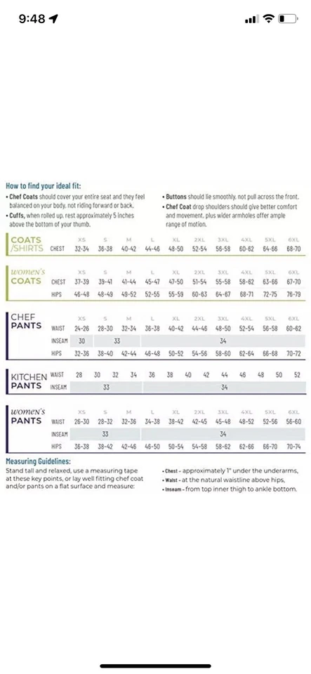 Uncommon Threads Unisex Classic Chef Coat Cook Jacket with 10 Buttons Size Large - Image 4 of 4