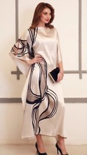 Beautiful Satin Silk Kaftan, Designer Kaftan For Women, Gift For Women J7017