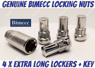 Alloy Wheel Locking Nuts Bimecc Long M14x1.5 Ford transit Custom Sport 2013>