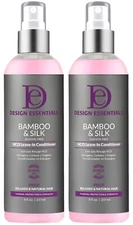 Design Essentials Bamboo & Silk HCO Leave-In Conditioner 8oz (2pack)