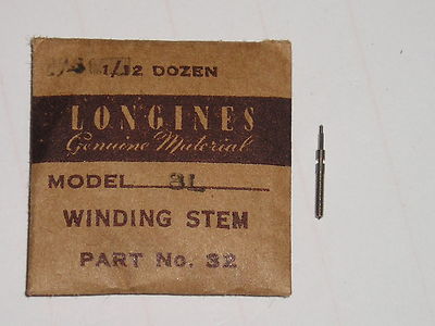 Tige De Remontoir Pour Montre MFC-DF - Réf. 11 1/2 256,344 - Acier - Neuf Suisse