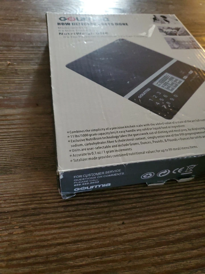 Gourmia Nutrition Scale GKS9110 - Image 3 of 4