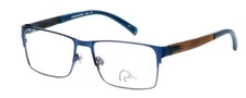 Ducks Unlimited Station Mens Full Rim Designer Reading Glasses Cobalt Blue 55 mm