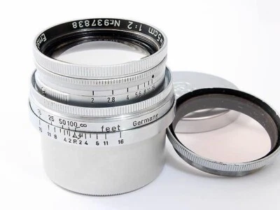 Télémètre Leica Summitar 5 cm F2 Standard Prime Lens L39 excellent du Japon - Photo 1/4
