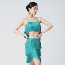 Women Festival Carnival Jazz Performance Costume Latin Dance Outfit 4 Colors