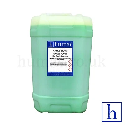 APPLE BLAST Hi Foam Snow Foam Car Wash Valeting Shampoo PH Neutral 25L HUMAC - Image 1 of 4