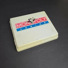 Monopoly Jr Junior Travel Game Parker Brothers 1994 w/cash And 3 Cars