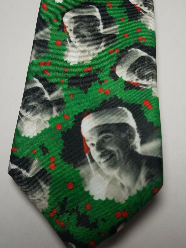Tacky Navidad Suéter Fiesta Malo Santa Película Corbata Cuello Nuevo con Etiquetas Divertido Novedad Nuevo Foto 2 de 4