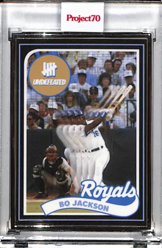 2021 TOPPS PROJECT 70 #337 BO JACKSON BY UNDEFEATED P70 AP SILVER FRAME 50/51