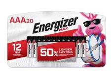Energizer MAX AAA Batteries (20 Pack) - NEW SEALED !!!