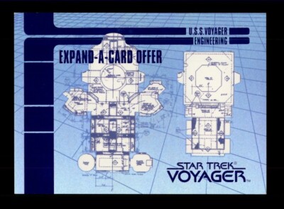1995 SKYBOX STAR TREK VOYAGER EXPAND-A-CARD OFFER #X-3