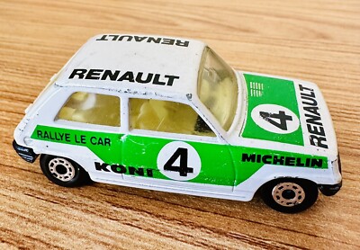 Vintage Matchbox Lesney Superfast No 21 Renault 5TL Yellow Le Car w/ Box