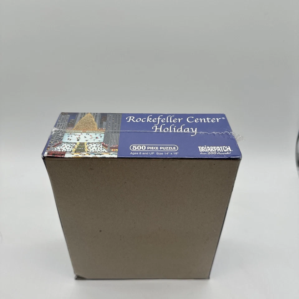 Rompecabezas Rockefeller Center Holiday 500 piezas, Briarpatch, nuevo sellado Foto 3 de 4