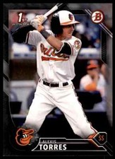 2016 Bowman Silver Paper Alexis Torres 325/499 Baltimore Orioles