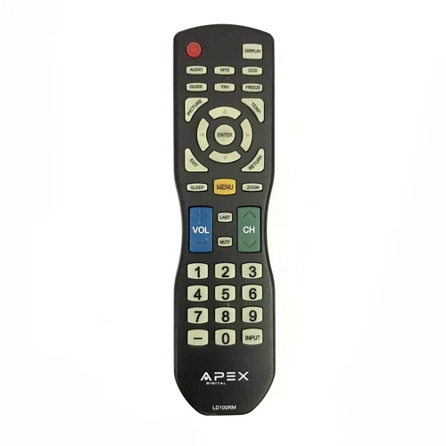 Used Original LD100RM For APEX TV Remote Control LD3249 LD3288 LD3288M VR4625 - Picture 1 of 3