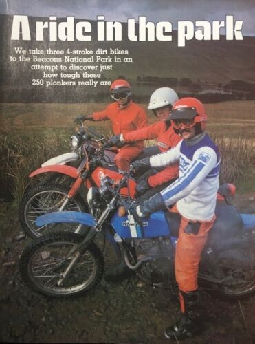 KAWASAKI KL250 v HONDA XL250 v YAMAHA XT250 ORIGINAL 1982 COMPARISON TEST 4 PAGE - Picture 2 of 5