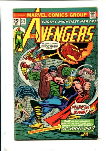 Avengers #132 - 1er Couverture Ron Wilson art. Application Frankenstein (3.5/4.0) 1974 - Photo 1/2