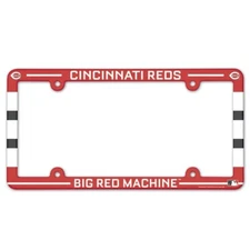 CINCINNATI REDS BIG RED MACHINE 6"x12" LICENSE PLATE FRAME NEW WINCRAFT 👀