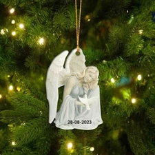 Dove Peace Angel Wings Christmas Ornament, Dove Peace Angel Wings Ornament, Dove