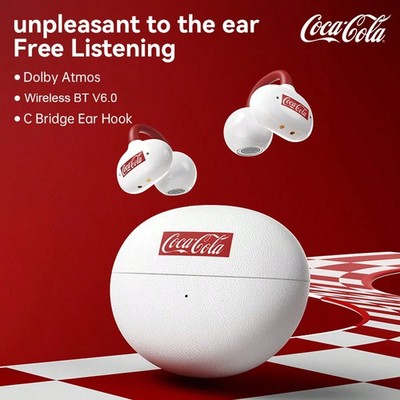 Coca Cola T60 Kabellose Open Ear Kopfhörer für Sport und Alltag Billig24
