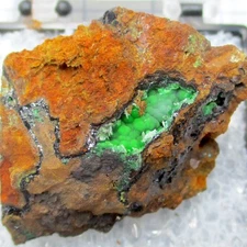 20160 TN Smithsonite Cuprian-Adamite Arseniosiderite Lavreotiki East Attica Atti