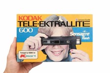 Vintage Kodak Tele-Ektralite 600 80s Camera w/ Original Box Retro