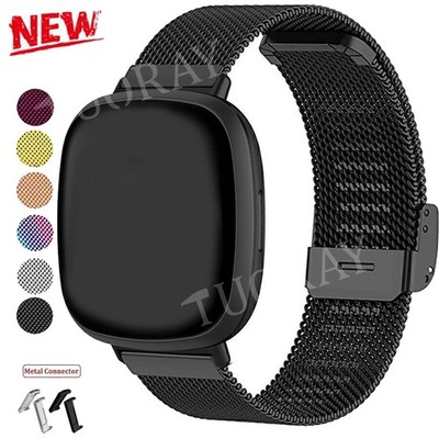 Armband für Fitbit Versa 4 Versa 3 Sense 2 Sense 1 Ersatz Edelstahl Uhrenarmband