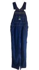 Liberty Mens Bibs Denim Overalls Carpenter Workwear Outdoor Western 30x32 NWOT