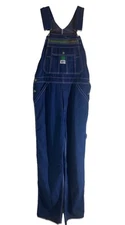 Liberty Mens Bibs Denim Overalls Carpenter Workwear Outdoor Western 30x32 NWOT