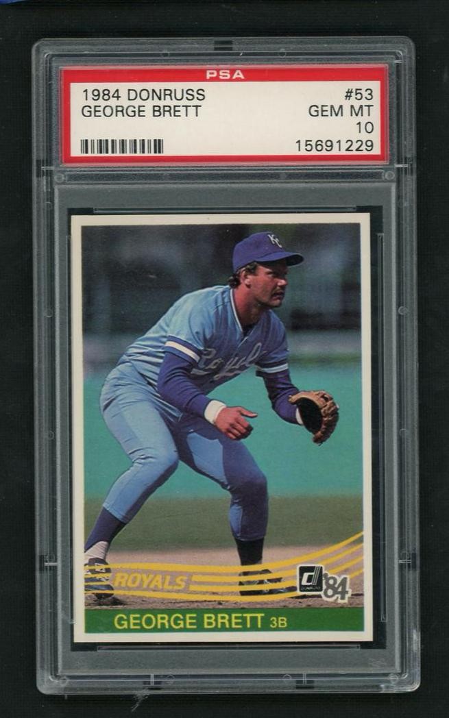 1984 Panini Donruss George Brett #53 PSA 10