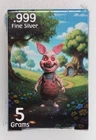 Winnie The Poo Series 5 Gram Pan Silver .999 Fine Silver - Piglet - Sealed Box🔥