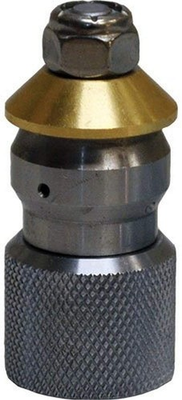 #ad New AR Blue Clean 4 Hole Al Rotating Sewer Turbo Nozzle 3 8F Rty Size 8.5 Metal $115.65