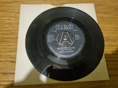 Mitchell / Coe Mysteries   Something Inside Us Is Dying 1980 7  RCA Records