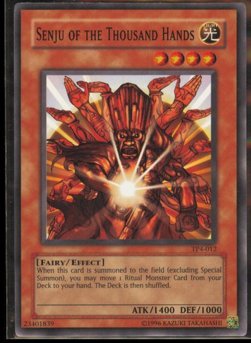 Senju of the Thousand Hands TP4-012 YuGiOh Tournament Pack 4 card