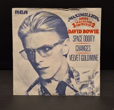 DAVID BOWIE - SPACE ODDITY / CHANGES /  VELVET  GOLDMINE - UK - SINGLE
