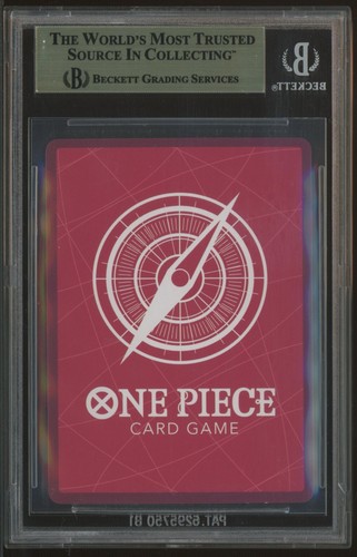 2025 ONE PIECE PROMO BVB BORUSSIA DORTMUND ST13-003 MONKEY D. LUFFY BGS 10 - Picture 2 of 2