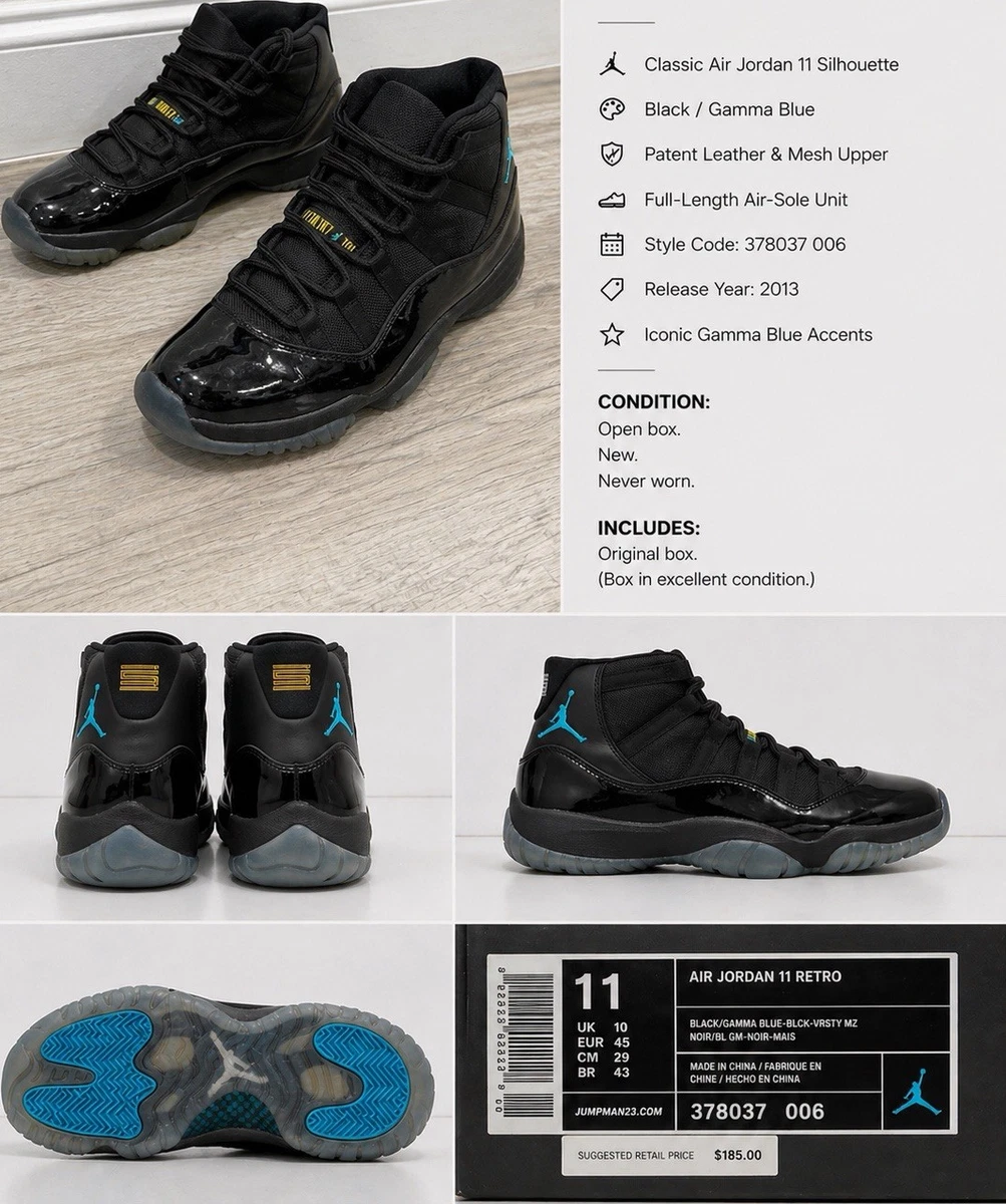 Preços baixos em Jordan 11 Retro High Gamma Blue | eBay