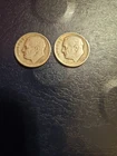 1953 & 1954 Roosevelt Dime - Mixed Condition - 9R
