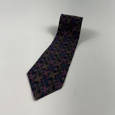J Garcia 100 Silk Curves and Lines Collection Ten Neck Tie NWOT