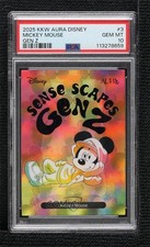 2025 Kakawow Aura Disney Gen Z Mickey Mouse #AD-Z-03 PSA 10 GEM MT 0ef9