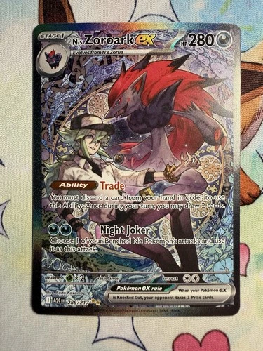 N's Zoroark ex Special Illustration Rare ME: Ascended Heroes 286/217 NM