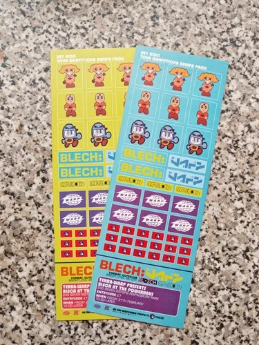 TDR - The Designers Republic - Warp Records - Blech - Rave Flyers