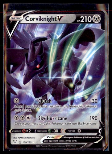 Pokemon Corviknight V Battle Styles 109/163 Holo