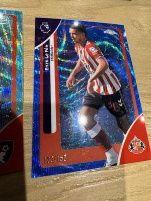 2025-26 Topps Chrome Premier League Enzo Le Fee Blue Refactor /150