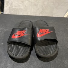Nike Benassi JDI Slide Sandals Shoes Mens 10 Black Comfort Slip On 343880-060