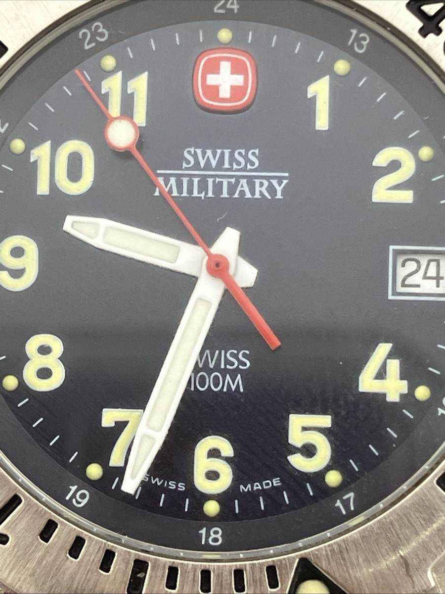 WENGER SWISS MILITARY クォーツ腕時計 A1951 AUTHENTIC WENGER SWISS MILITARY CHRONOGRAPH | eBay