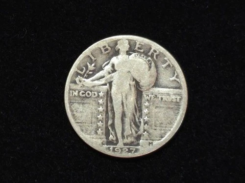 1927-D Standing Liberty Silver Quarter Very Good 30102