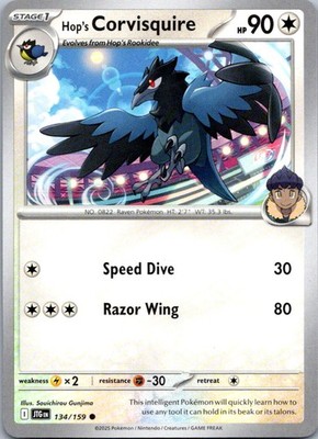 Hop's Corvisquire Common SV09: Journey Together 134/159 NM